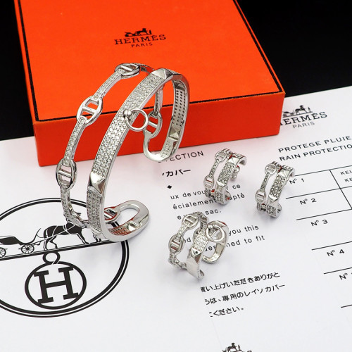 Bracelet bangle,Ring, Earring, jewelry ,with box,  J25-121-122