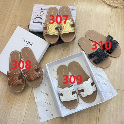 Women flat slipper shoes,  size 35-41, SS50-307-310