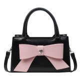 black with pink