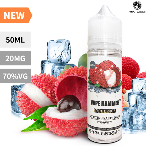 Buy Cheap E-Liquid Mung Bean And Lychee Ice Salt Nic Nicotine Salts 50ml