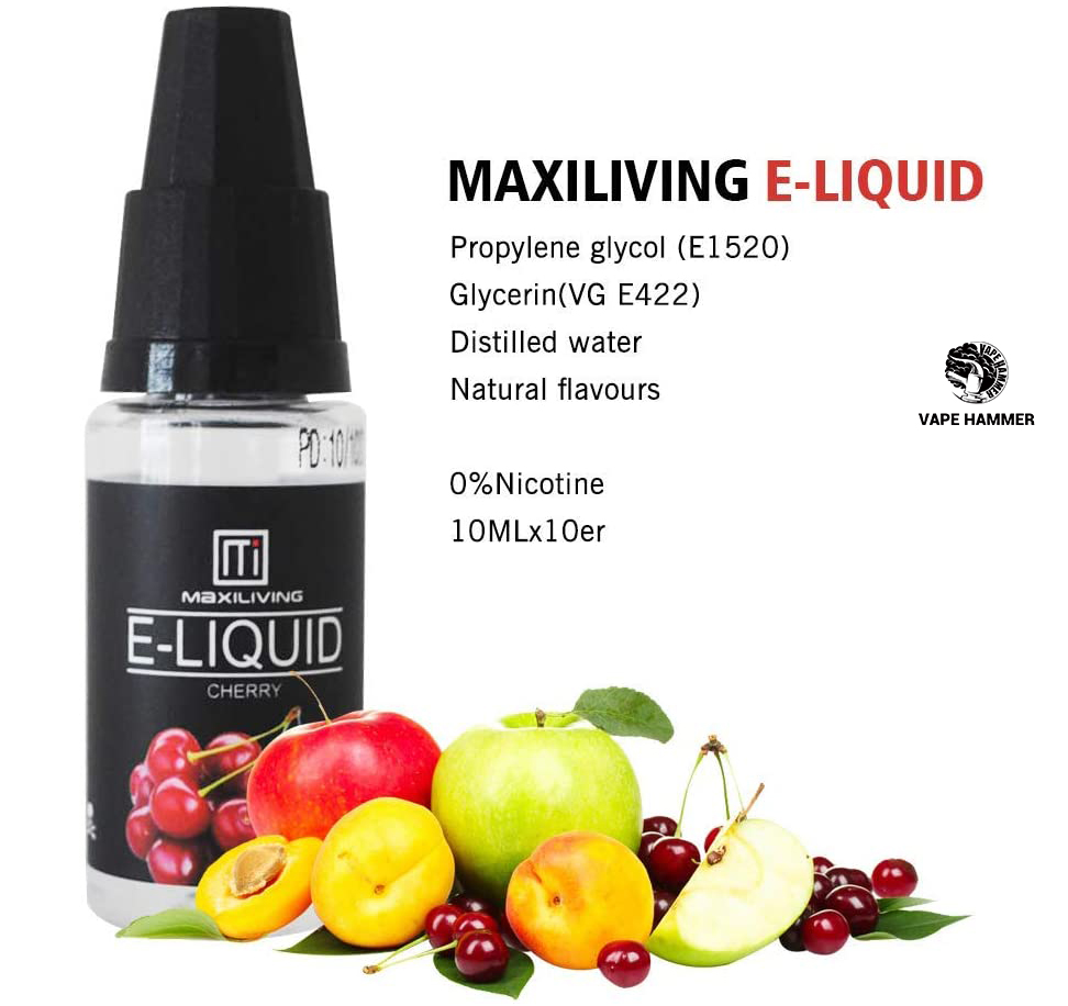 Pack E-Liquid 10 Pack (10pcx10ml): FRUITS, 10 x 10ml, ElecVap, Sin  Nicotina: 0MG