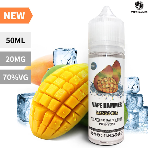 Easy to Use Nic Salt MANGO ICE Flavors 50ML E-Juice