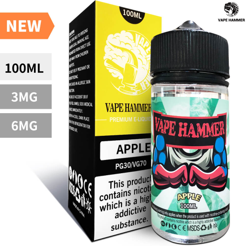 Online Smoking Apple Juice Flavor 100ml Good Cheap E Liquid