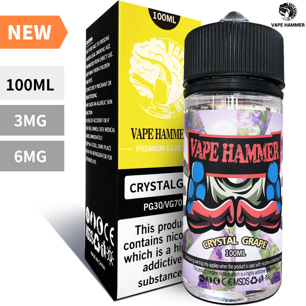 Online Crystal Grape Vape E Liquid Flavor Cheap Vape Juice 100ml Store |  Vape Hammer