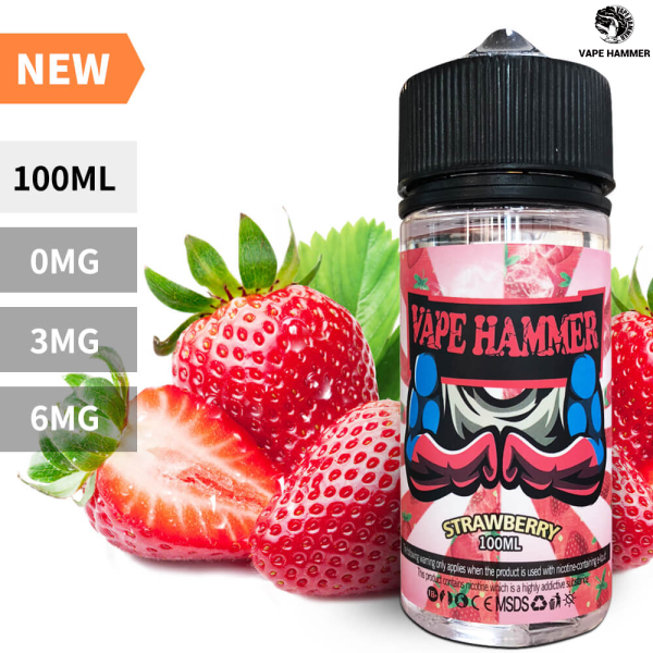 High Discount Strawberry Vape Juice 100ml Vaping E Liquid