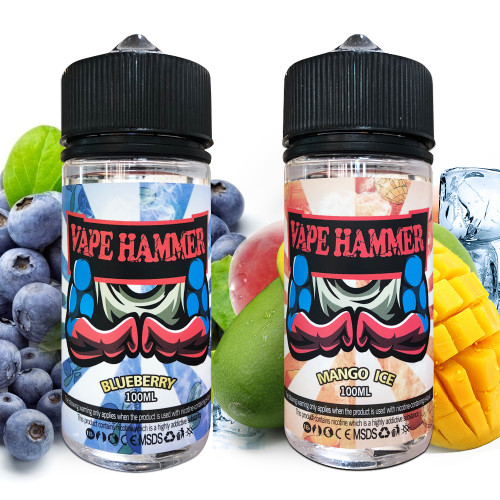 Cheap Blueberry And Mango Ice E Cigarette Juice 100ml X2 Vape Juice Pack  Online Shop