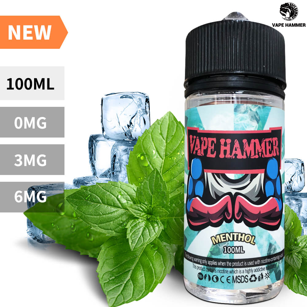 New Mung Bean Ice & Menthol E Juice 100ml X2 Online Store Vape Hammer