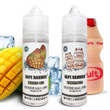 2 E-Liquid Pack Nicotine Salt Flavors Mango & Yakult Salt Nic 50ml