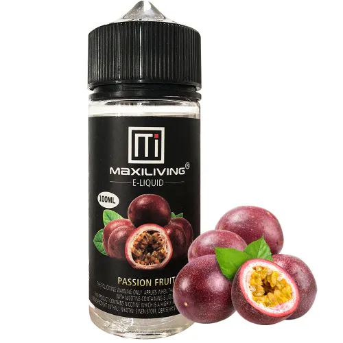 Maxiliving Vape Juice Passion Fruit E Liquid 100ml