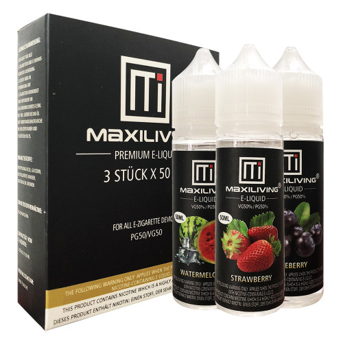 E Liquid Gift Bundle Maxiliving Nicotine Salts Summer Sale