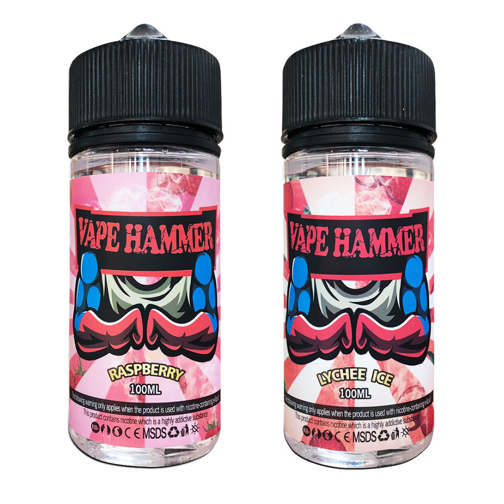 2x 100ml Vape Juice Bundle Raspberry And Lychee Ice E Cig Liquid Online