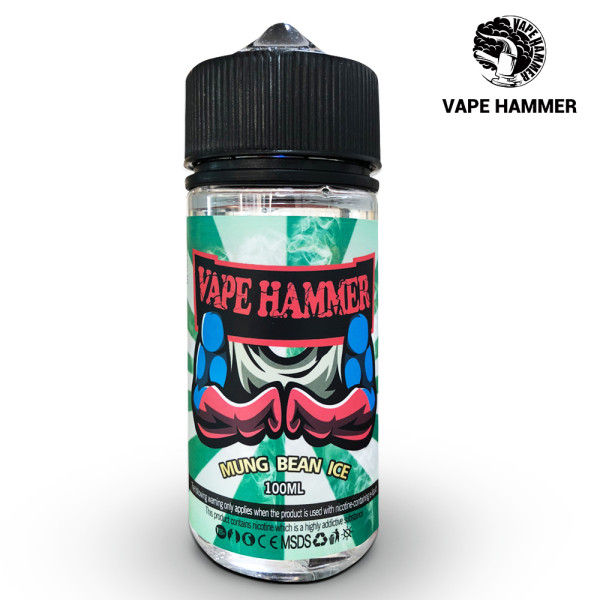 2x 100ml E Liquid Mung Bean & Vanilla E Juice Vape Hammer