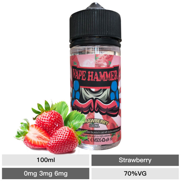 100ml Discount Strawberry E Juice Flavor Superior Quality E Liquid
