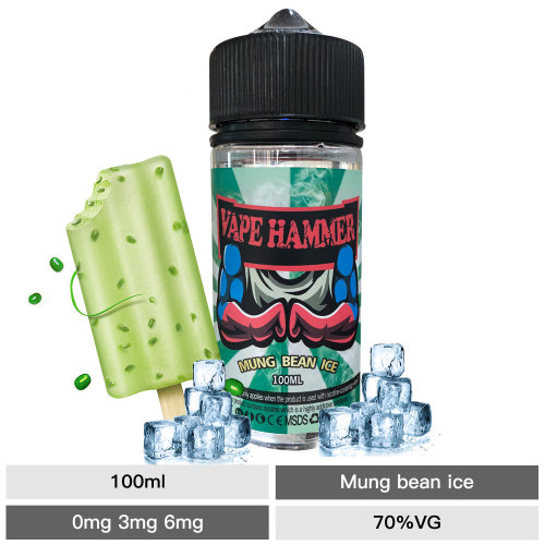 Cheap Vape Juice Mung Bean Ice Good E Liquid 100ml -pg/vg: 30/70