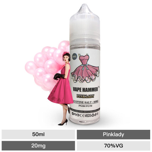 Easy to Use 50ml Nic Juice E-liquid PINKLADY Flavors