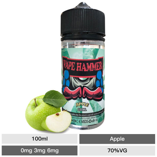 New E-Liquid Apple E Juice Flavor Vape Juice 100ml -pg/vg: 30/70