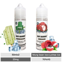 Buy Cheap E-Liquid Mung Bean And Lychee Ice Salt Nic Nicotine Salts 50ml