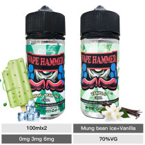 2x 100ml E Liquid Mung Bean & Vanilla Fruity Juice