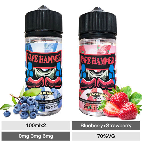 Best Buy 100ml E-Liquid Blueberry And Strawberry Vape Juice