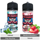 Vape Juice Bundle Pack Strawberry & Menthol Gift 100ml*2
