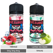 Best E-Juice Apple & Lychee E Juice Combo Pack 100ml*2