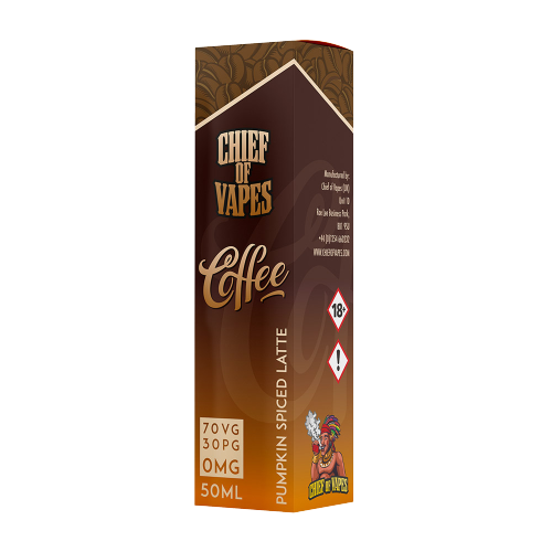 Salted Caramel Latte E Liquid 50ml 0mg Vape Juice