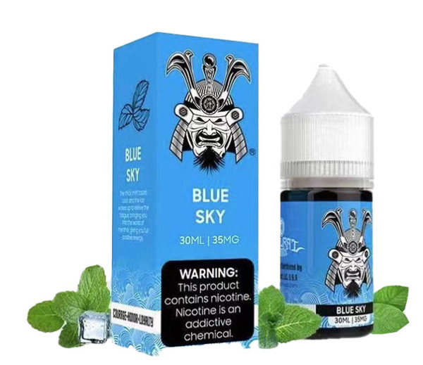 Vape Juice Best Blue Sky Flavor Nic Salt E Liquid 30ml SAMURAI