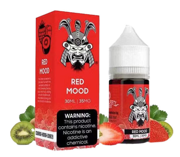 Vape Juice Best Red mood Flavor Nic Salt E Liquid 30ml SAMURAI