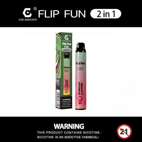 Colab Flip Fun 2 in 1 Disposable Vape Pen
