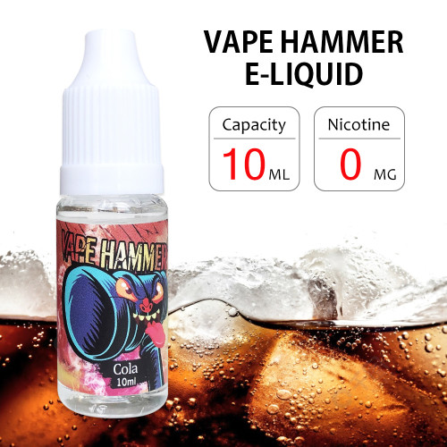 Vape Hammer E Liquid,Vape Liquid Juice 10 Pack (10pc x10ml) 70VG/30PG E Cigarettes Vapor Oil No Nicotine, No Tobacco