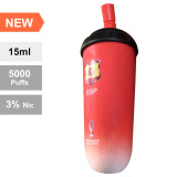 MOQ50 World Cup Theme Disposal E-Liquid 15ML Wholesale