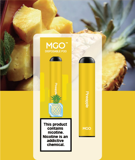 Pineapple flavors vape disposable with nicotine