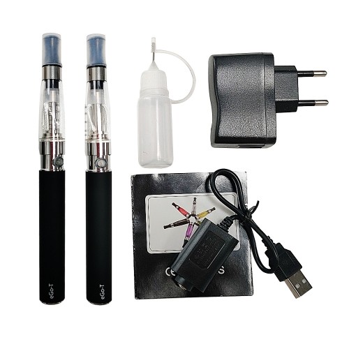 EGO-T CE4 Double E-cig 1.6ml Top Fill Clearomiser Atomizer Tank with 1100mAh Battery USB Rechargeable Nicotine Free