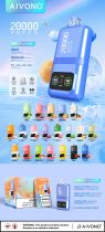 20000 Puffs 600mAh 26ml Disposable Vape Pen Nicotine Salt