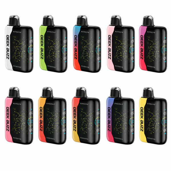 GEEKBUZZ 30000 Puff Rechargeable Disposable Vape Pen, 50mg/ml Nicotine, 18ml E-Liquid, Electronic Cigarette, Vaporizer