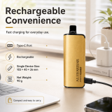 ALIBARBAR 9000 Puff Rechargeable Disposable Vape Pen, 3% Nicotine, 18ml E-Liquid, Electronic Cigarette, Vaporizer