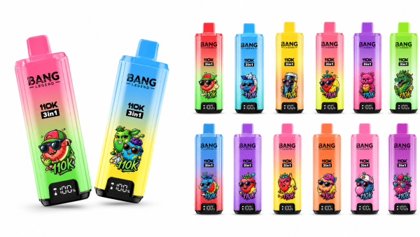 BANG LEGEND 110K 110000 Puff Triple Flavor Rechargeable Disposable Vape 24ml