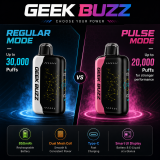 GEEK BUZZ 30000 Puffs disposable vape with dual mesh coil technology