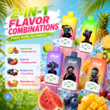 ATUP 2 IN 1 disposable vape dual flavor combinations and fruit flavor options