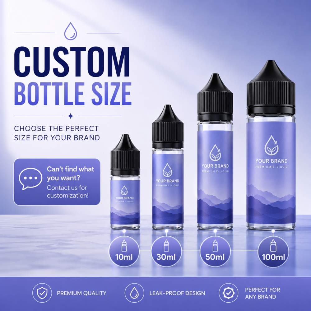 Customize Your Vape – Flavor, Nicotine & Capacity Options