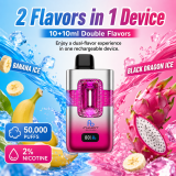 FUMOT 50000 Disposable Vape Two Flavors in One Device