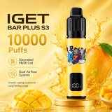 IGET BAR PLUS S3 10000 Puffs Disposable Vape product features