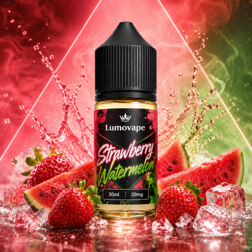 LumoVape Strawberry Watermelon 30ml 20mg E-Liquid - Sweet Mixed Fruit Flavor