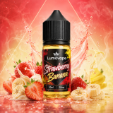LumoVape Strawberry Banana 30ml 20mg E-Liquid - Smooth Fruity Flavor