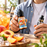 VapeHammer Peach Ice 30ml – Juicy Peach Flavor with Icy Cooling