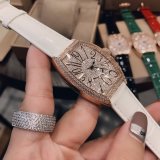 注目度NO.1フランクミュラー 時計 コピー レディース クオーツ 3色