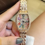 大人気新品フランクミュラー 時計 コピー レディース クオーツ 4色