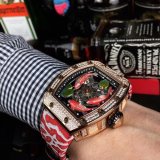 高品質リシャールミル 時計 スーパーコピー メンズ 自動巻き3色