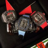 高品質リシャールミル 時計 スーパーコピー メンズ 自動巻き3色