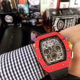 高品質リシャールミル 時計 スーパーコピー メンズ 自動巻き2色